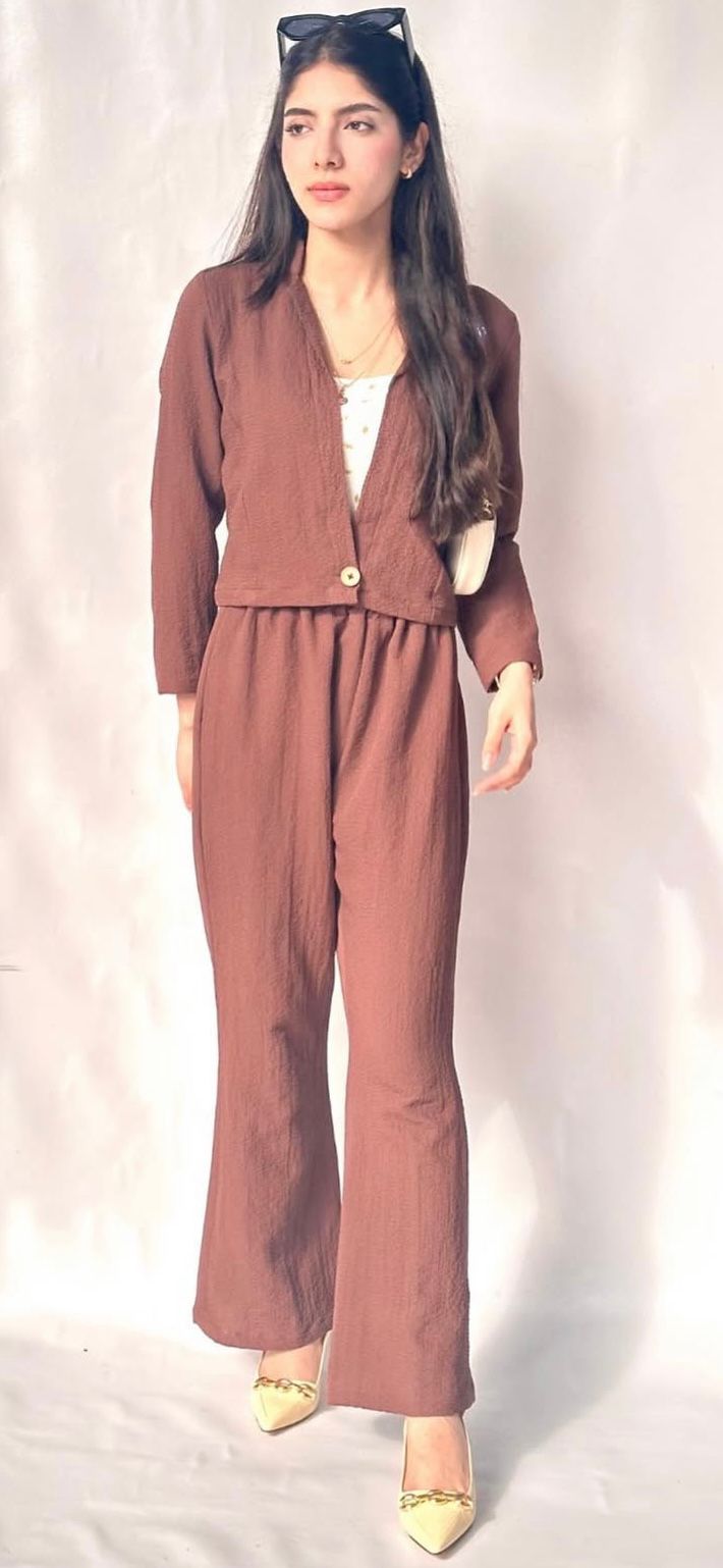 Brown co ord set